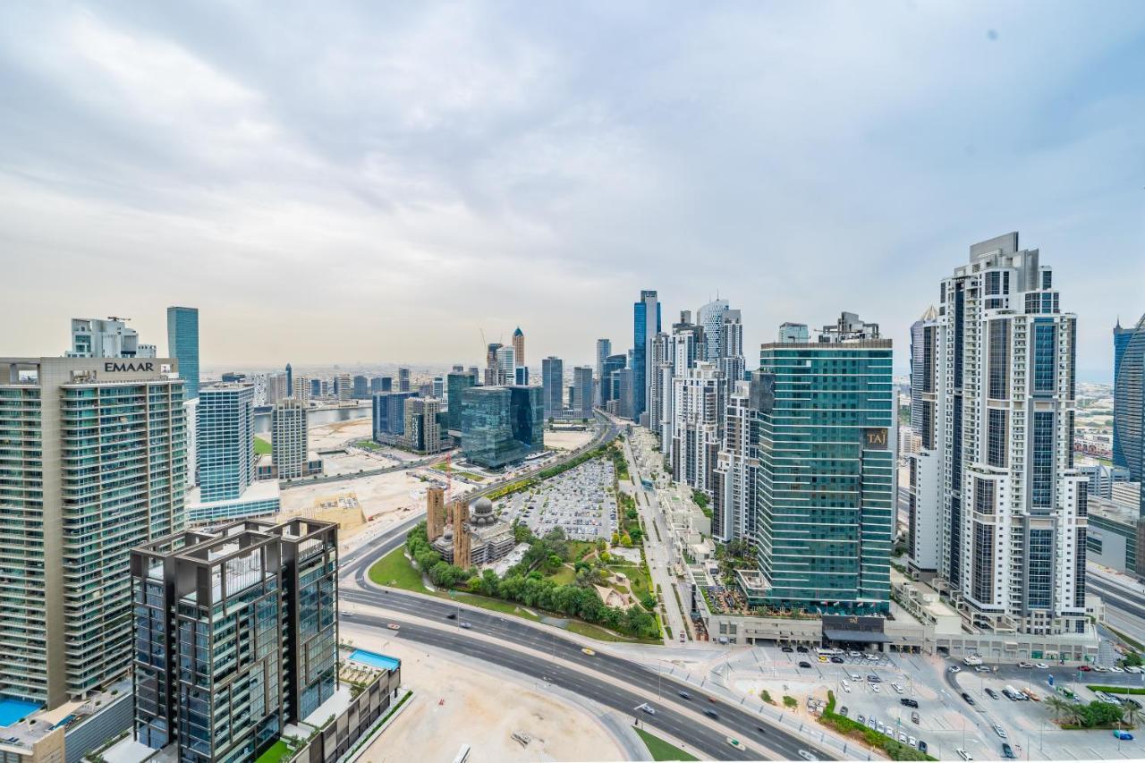 דובאי Breathtaking City Views From Dt Apt With Terrace מראה חיצוני תמונה